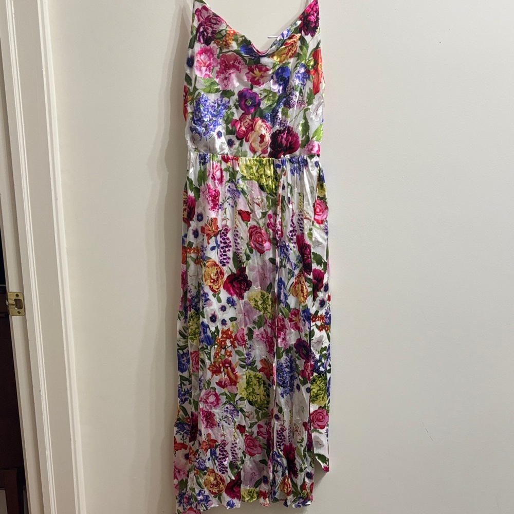 Alice + Olivia Multicolor Floral Maxi Dress